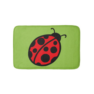 Tapis de bain pour enfants d'été Mignonne coccinel