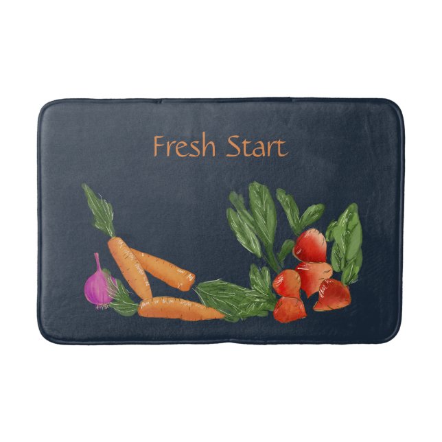 Tapis de bain pour jardin potager personnalisable (Devant)