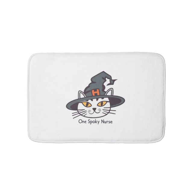 Tapis De Bain Pour les fans de Feline un infirmière chat Éffraya (Devant)
