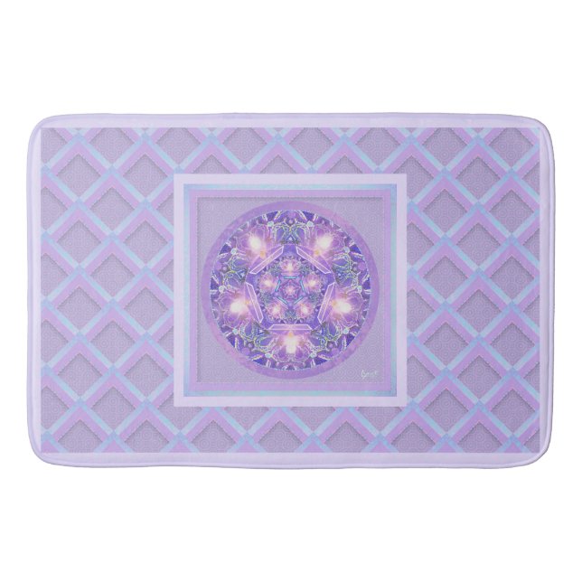 Tapis De Bain Pourpre W1 (Devant)