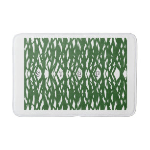 Tapis de bain Prairie d'herbe – Vert inspiré de la