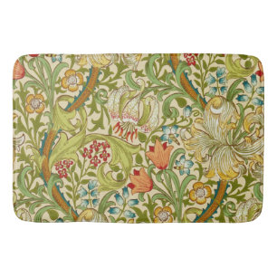 Tapis De Bain Pre-Raphaelite d'or de cru de lis de William