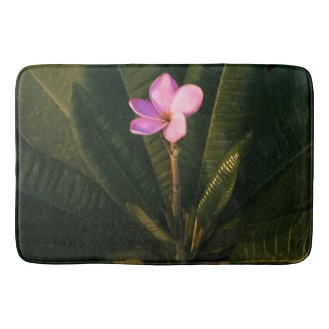 Tapis De Bain Première floraison, Plumeria (Devant)