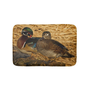 Tapis De Bain Préparation des canards à bois sur un carnet