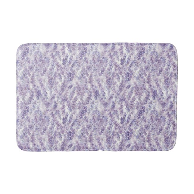 Tapis De Bain Pretty Lavender Flowers Bridal Shower (Devant)