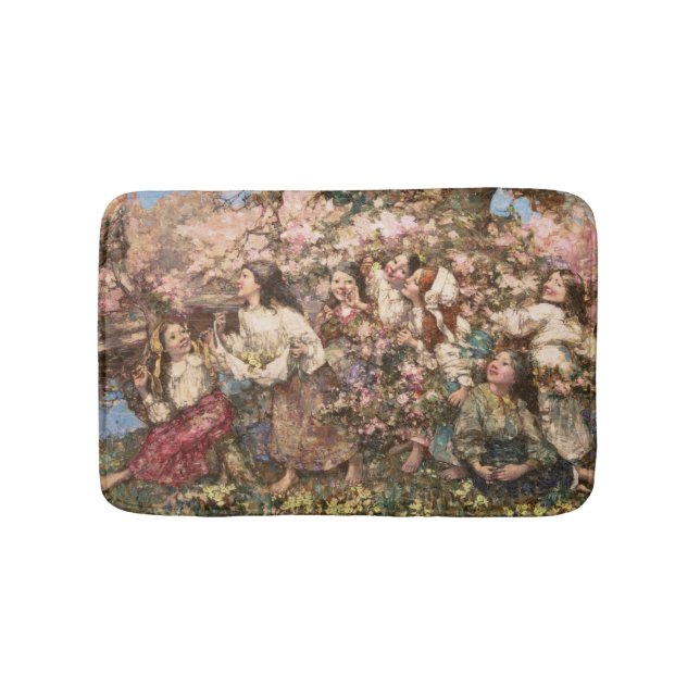 Tapis De Bain Printemps (par Edward Atkinson Hornel) (Devant)