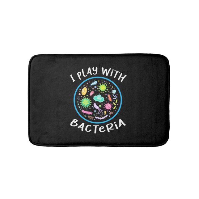 Tapis De Bain Professeur de sciences de microbiologie (Devant)