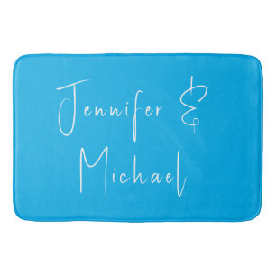 Tapis De Bain Professionnel du mariage Classique Bleu ciel