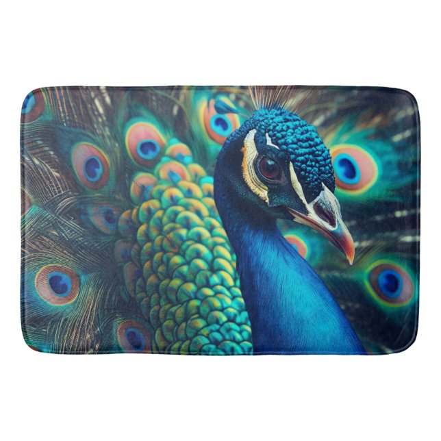Tapis De Bain Profil Peacock (Devant)