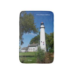 Tapis De Bain Pt Aux Barques Lighthouse haute