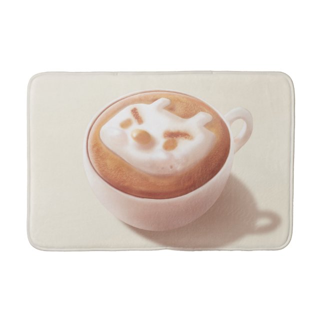Tapis De Bain Pun café : Iron T Moussu de sentiments Art (Devant)