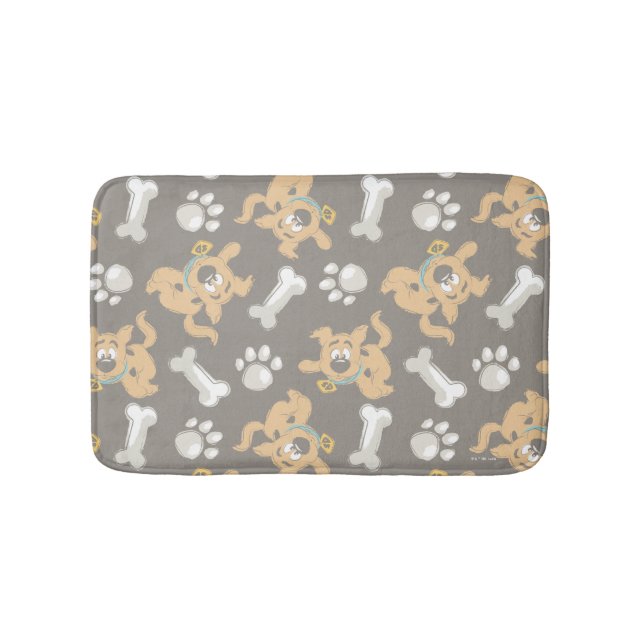 Tapis De Bain Puppy Scooby-Doo Bone & Motif Empreinte de patte (Devant)