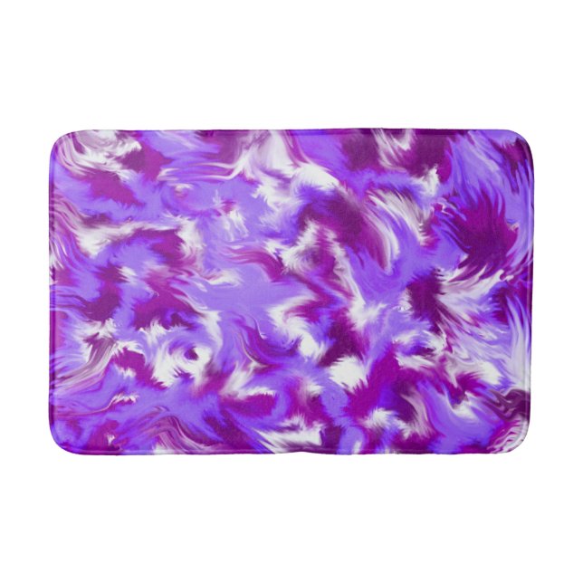 Tapis De Bain Purple abstrait (Devant)