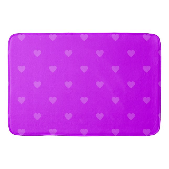 Tapis De Bain Purple hearts (Devant)