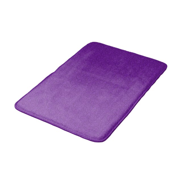 Tapis De Bain Purple Paisley (Angle)
