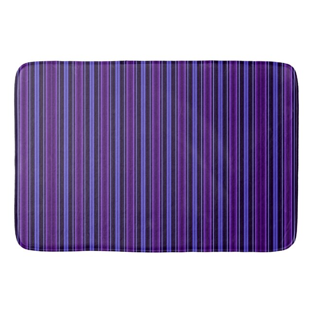 Tapis De Bain Purples répartis (Devant)