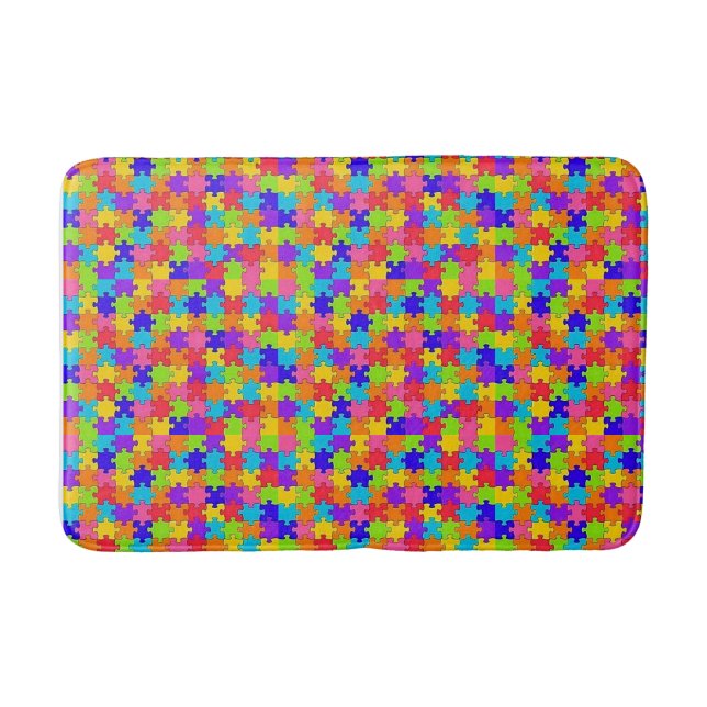 Tapis De Bain Puzzle Salle de bain Salle de bain Mat (Devant)