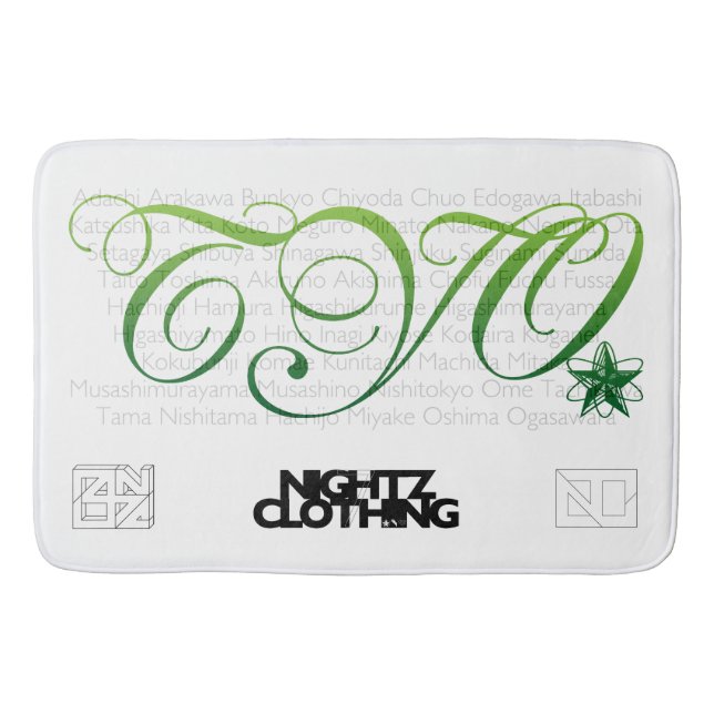 Tapis De Bain QG : Tokyo (Devant)