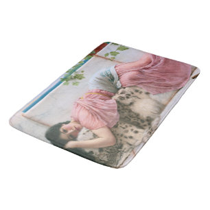 Tapis De Bain Quand le coeur est jeune par John William Godward