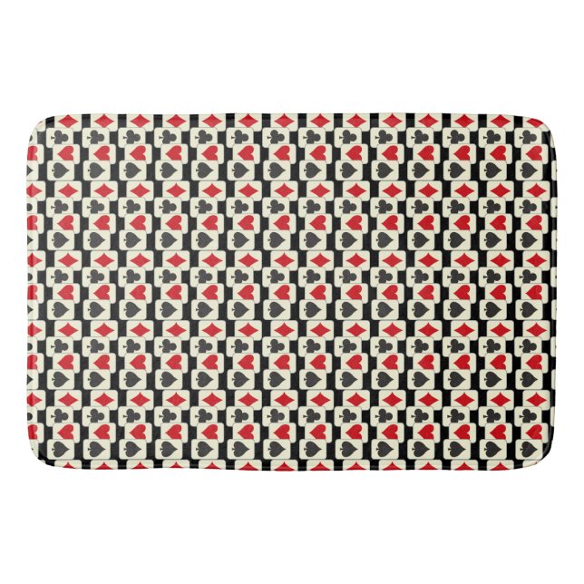 Tapis De Bain Quartet de Cartes à Jouer (Devant)