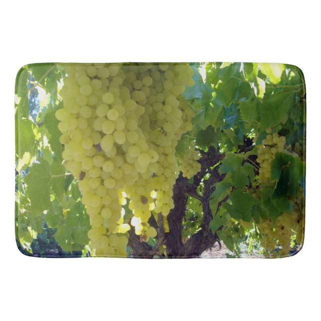 Tapis De Bain Raisins De Sultana Sur Une Vigne De Raisin, (Devant)