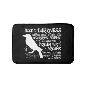 Tapis De Bain Raven (profondément dans cette obscurité) par