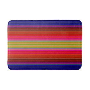 Tapis De Bain Rayures arc-en-ciel