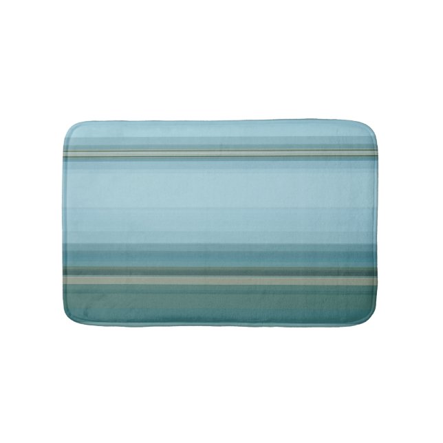 Tapis De Bain Rayures de couleur subalterne (Devant)