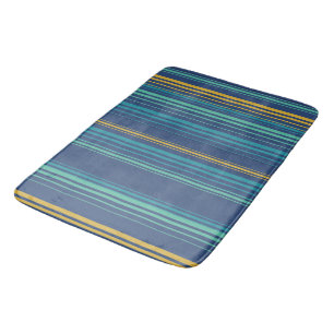 Tapis De Bain Rayures de paon
