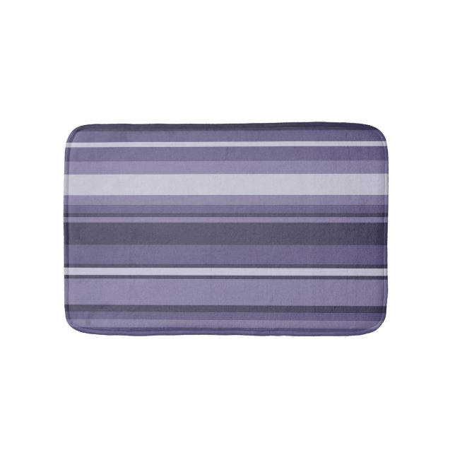 Tapis De Bain Rayures de pourpre de Heather (Devant)