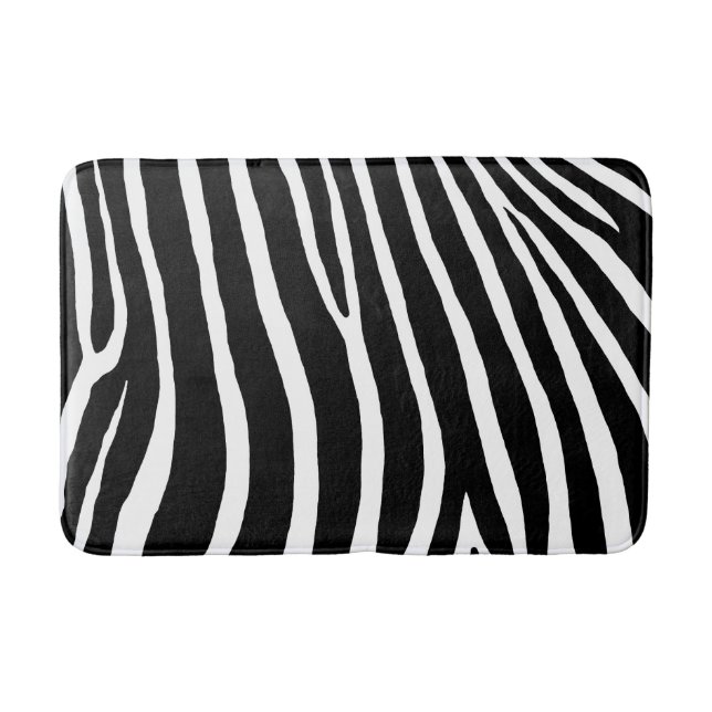 Tapis De Bain Rayures de zèbre  (Devant)