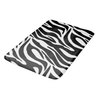 Tapis De Bain Rayures folles de zèbre