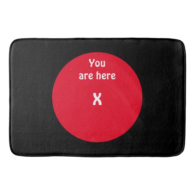 Tapis De Bain Réalité Vérifiez que vous êtes ici (Devant)