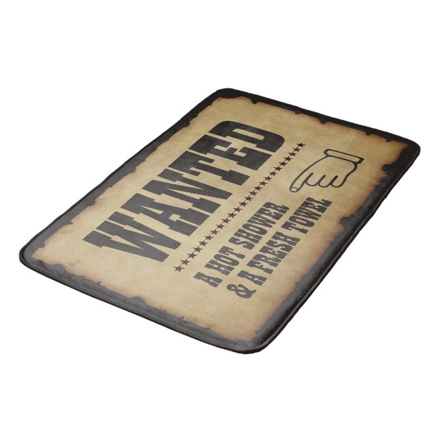 Tapis De Bain Recherché : Douche Chaude Et Serviette Frais (Angle)