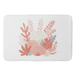 Tapis De Bain récif corallien côtier/nautique