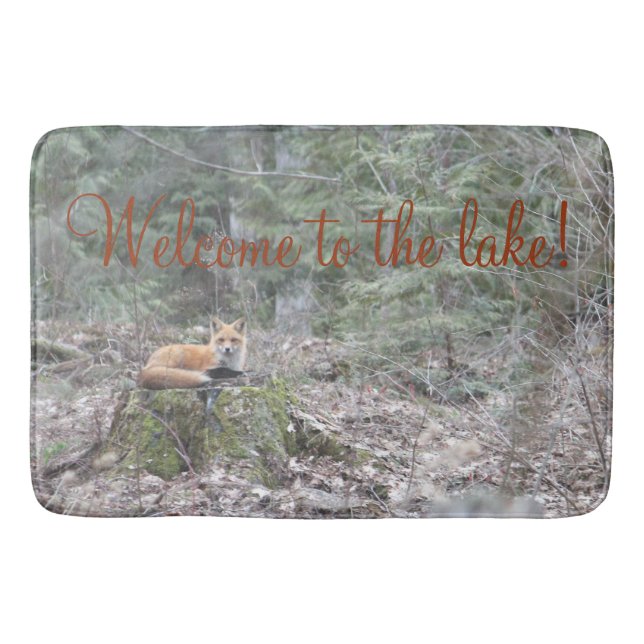 Tapis De Bain Red Brown Fox photo (Devant)
