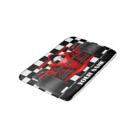 Red Race Car Drag race Rug Mat Maison Décor
