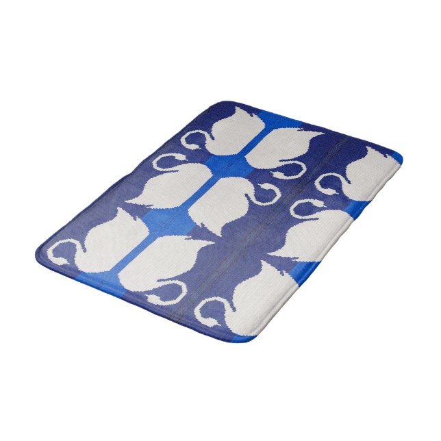 Tapis De Bain Reflet de cygne dans l'impression de crochet artis (Angle)