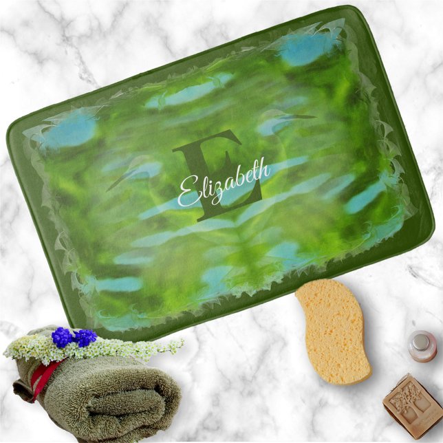 Tapis De Bain Réflexion De La Grue Sur La Rivière 0335 (Créateur téléchargé)