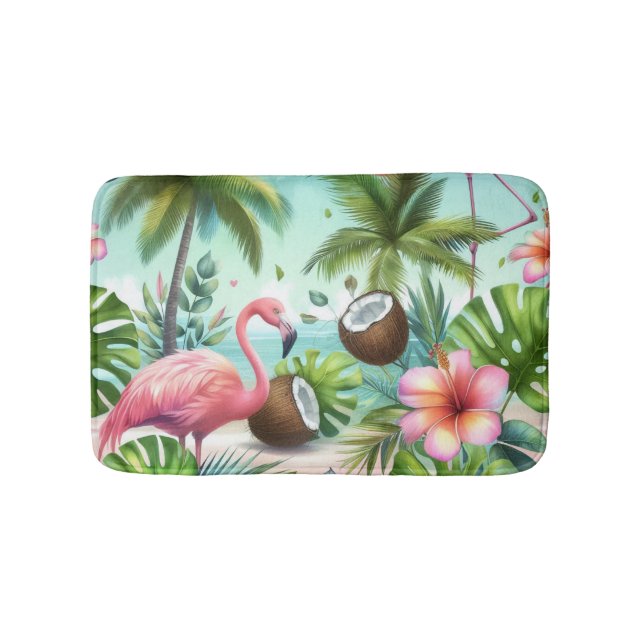 Tapis De Bain Refuge des Flamants (Devant)
