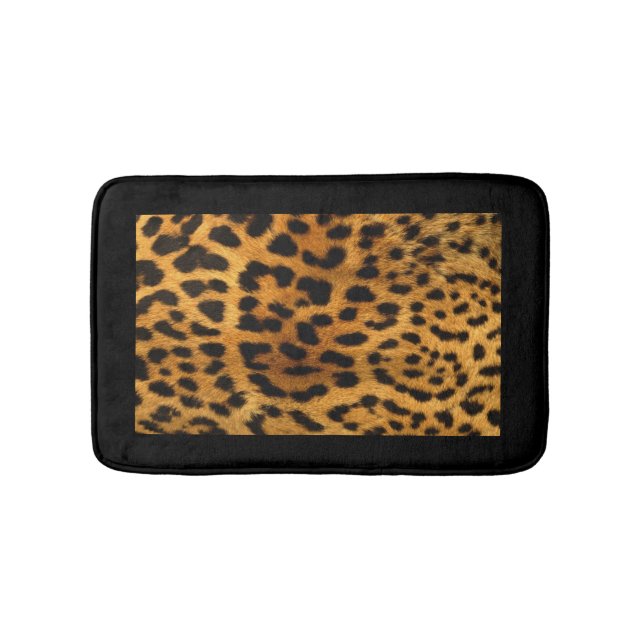 Tapis De Bain Regard de fourrure de léopard (Devant)