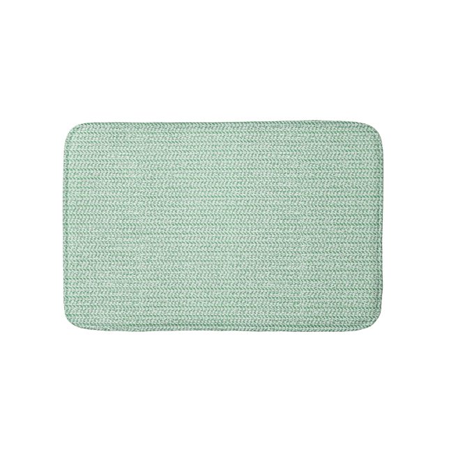 Tapis De Bain Regard de maille d'armure de vert de Seafoam (Devant)