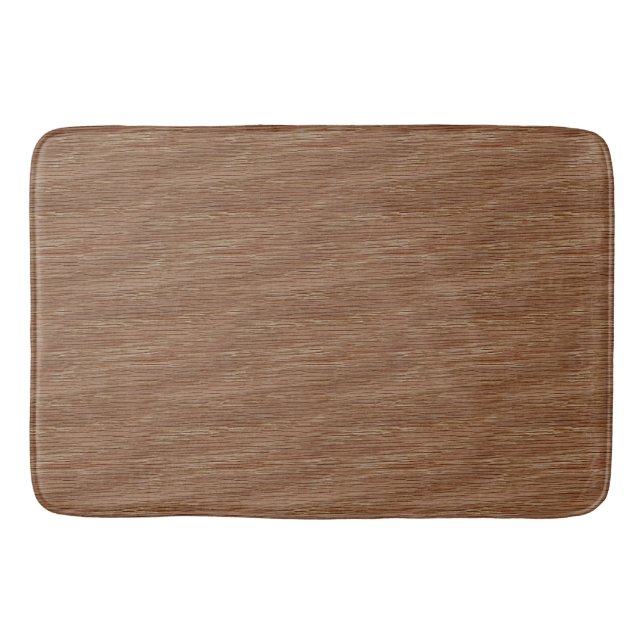 Tapis De Bain Regard naturel Brown de grain en bois de chêne de (Devant)