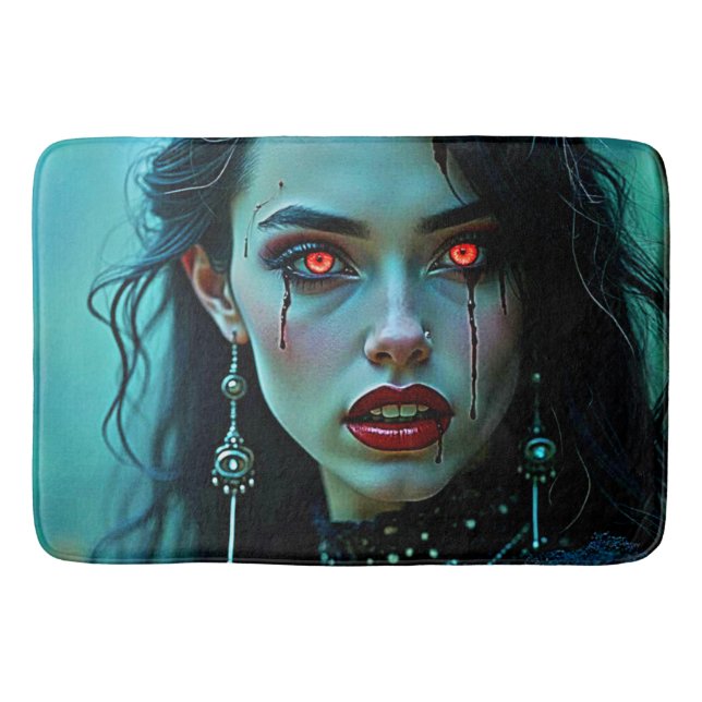 Tapis De Bain Reine Vampire : Art de la Ténébreuse Séduction (Devant)