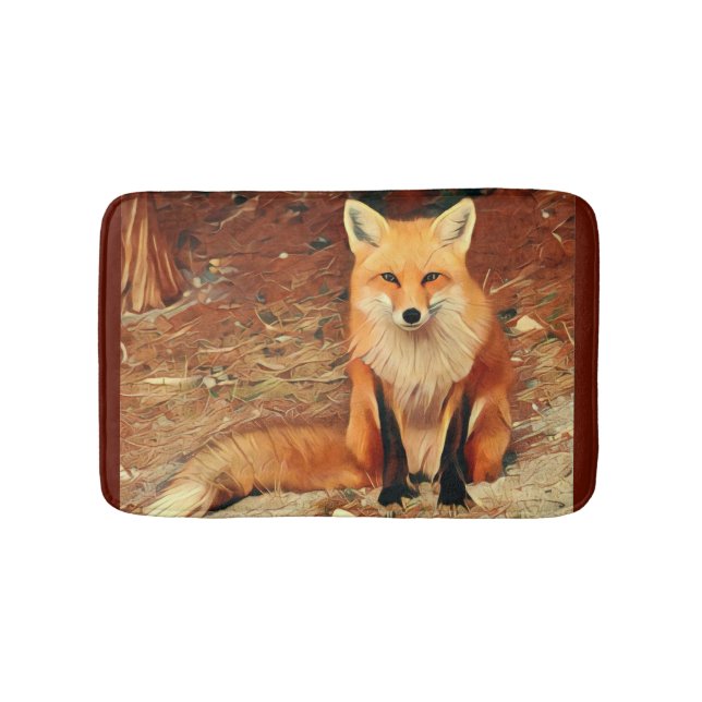 Tapis De Bain Renard rouge (Devant)