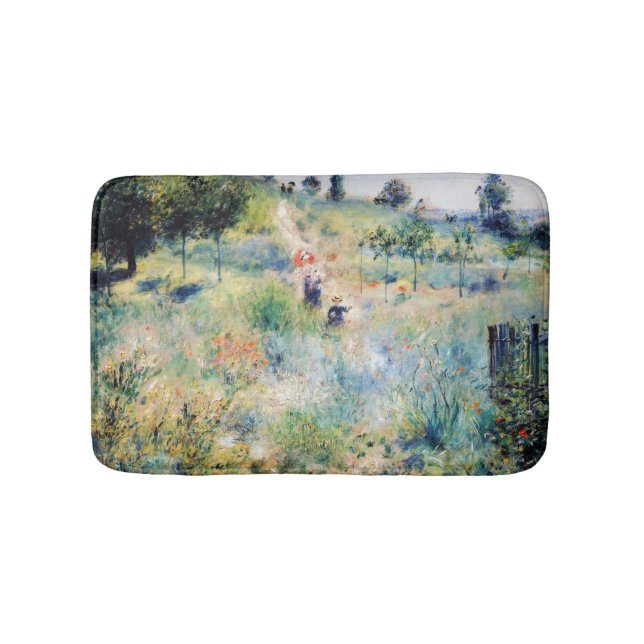 Tapis De Bain Renoir - Chemin menant à travers l'herbe haute (Devant)