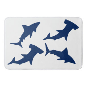 Tapis De Bain Requins et requins à tête de marteau
