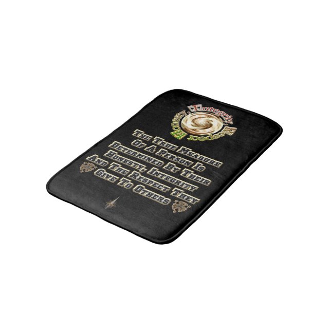 Tapis De Bain Respect de l'intégrité honnêteté MXT (Angle)