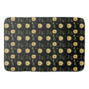 Tapis De Bain Ressort Motif Floral Et Glamor Sans Mer