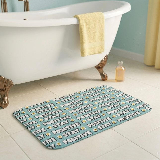 Tapis De Bain Restez Positif (Créateur téléchargé)
